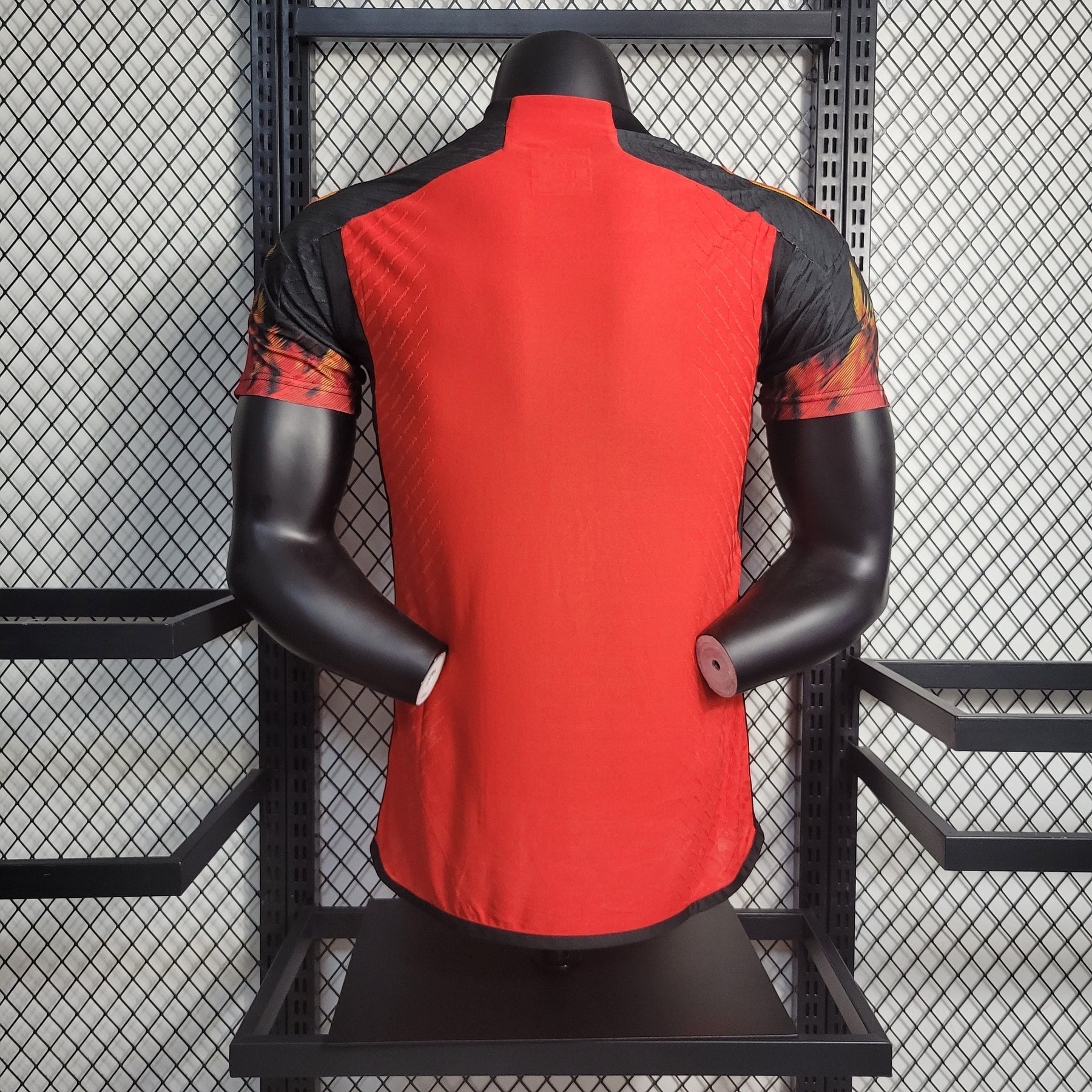 Camisa Seleção Bélgica Home 2022/23 - Adidas Jogador Masculina - Vermelha/Preta