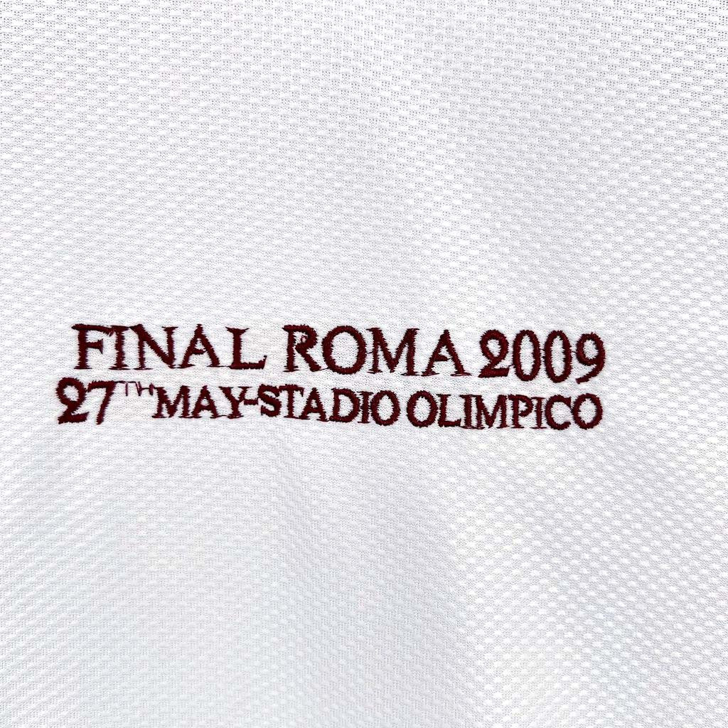 Camisa Manchester United Away 2008/09 - Nike Retrô Masculina - Branca/Azul