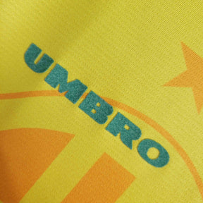 Camisa Seleção Brasileira Home 1993/1994 - Umbro Retrô Masculina - Amarela/Verde