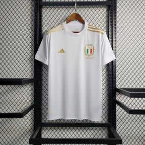 Camisa Itália Edição Especial 2023/24 - Adidas Torcedor Masculina - Branca/Dourada