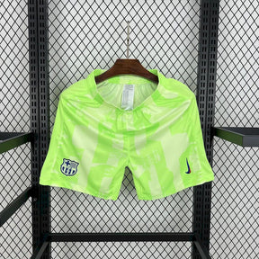 Shorts Barcelona Third 2024/25 - Nike Torcedor Masculina - Verde/Azul
