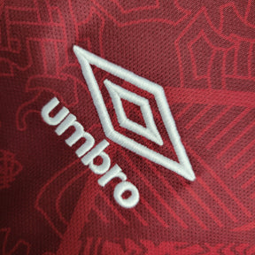Camisa Fluminense 2023/24 - Umbro Torcedor Masculina - Bordo/Branca